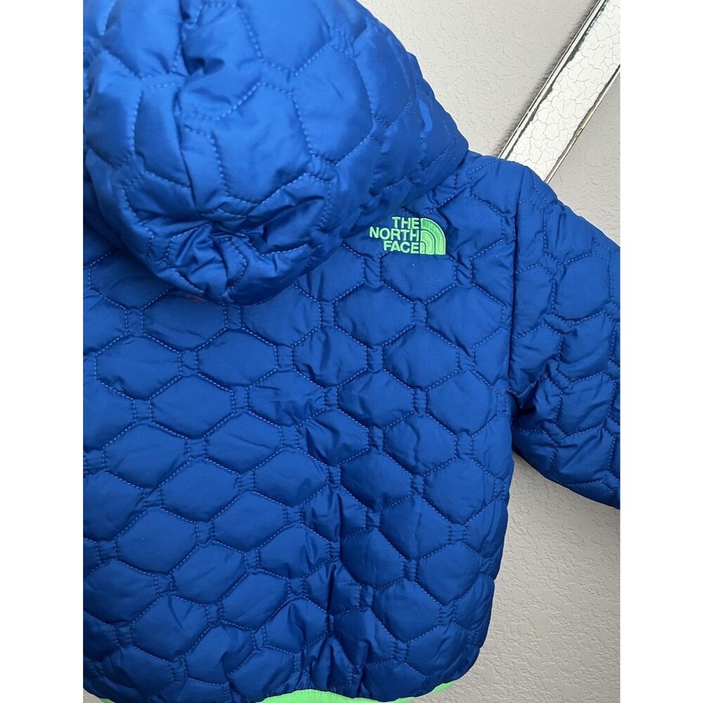 The North Face Infant Baby 6-12M Reversible Perrito Hooded Jacket - Blue - Picture 7 of 13